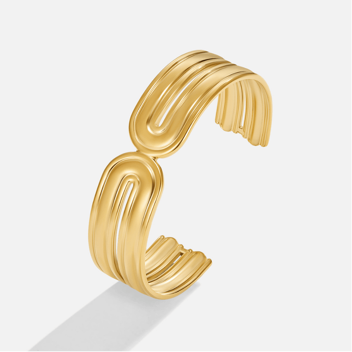 Gold Cuff Bangle