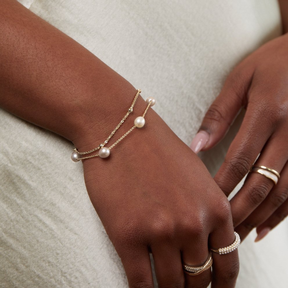 Pearl Layered Bracelet