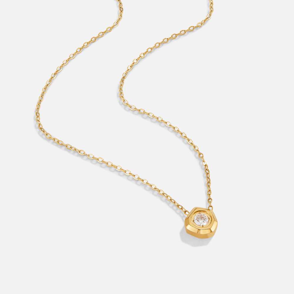 Crystal & Gold Necklace