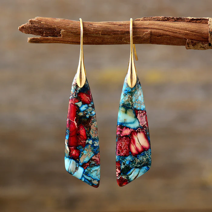 Colorful Stone Earrings