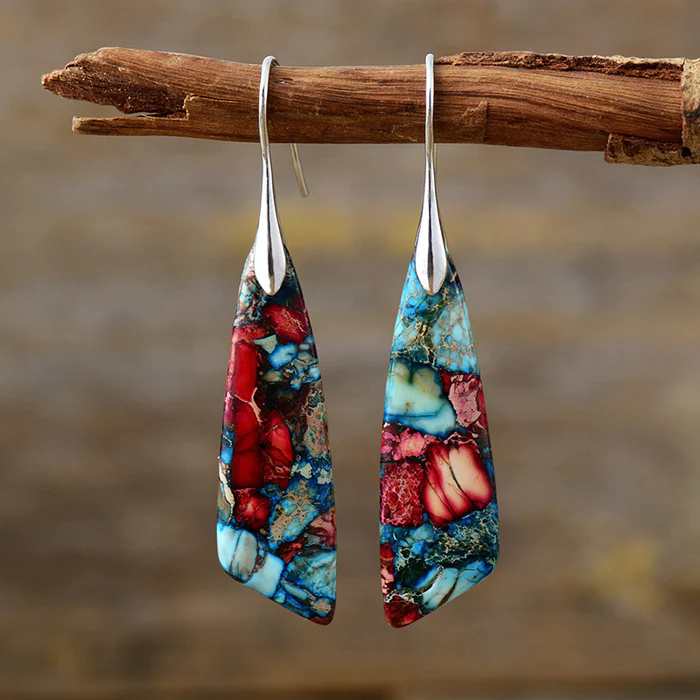 Colorful Stone Earrings