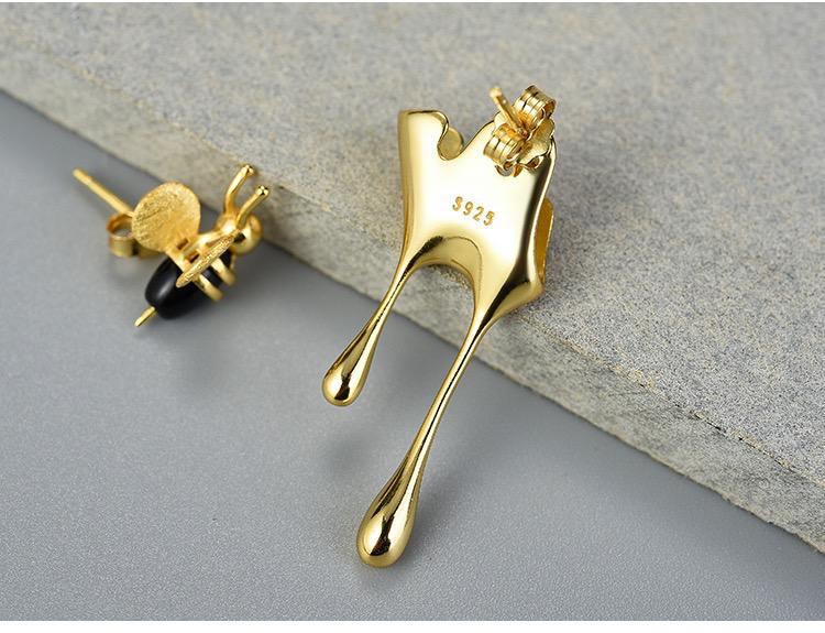 Bee and Honey Stud Earrings