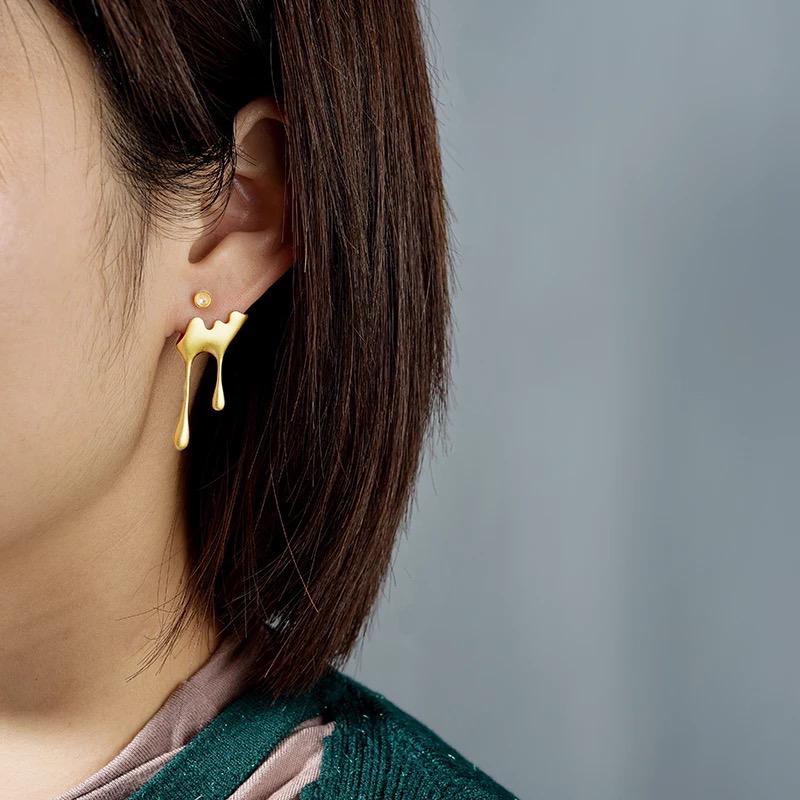 Bee and Honey Stud Earrings