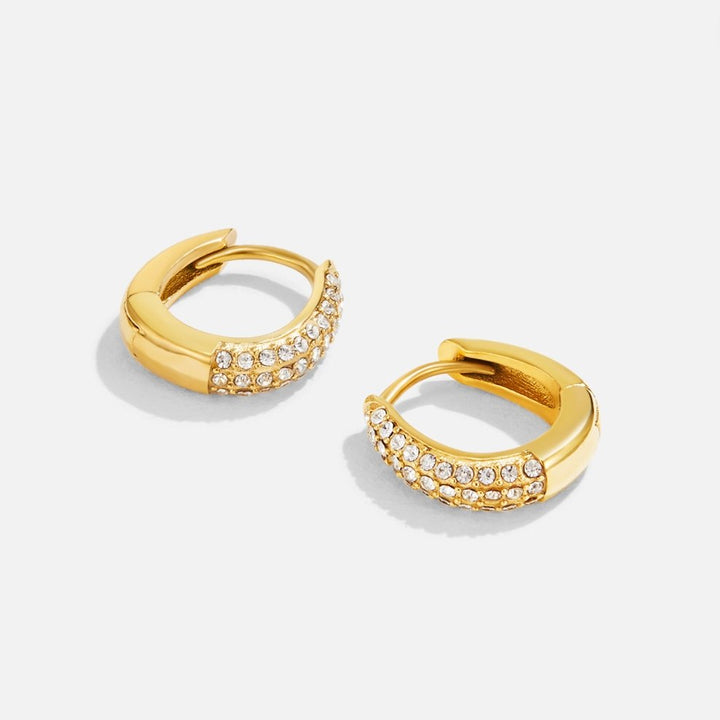 Crystal Hoop Earrings