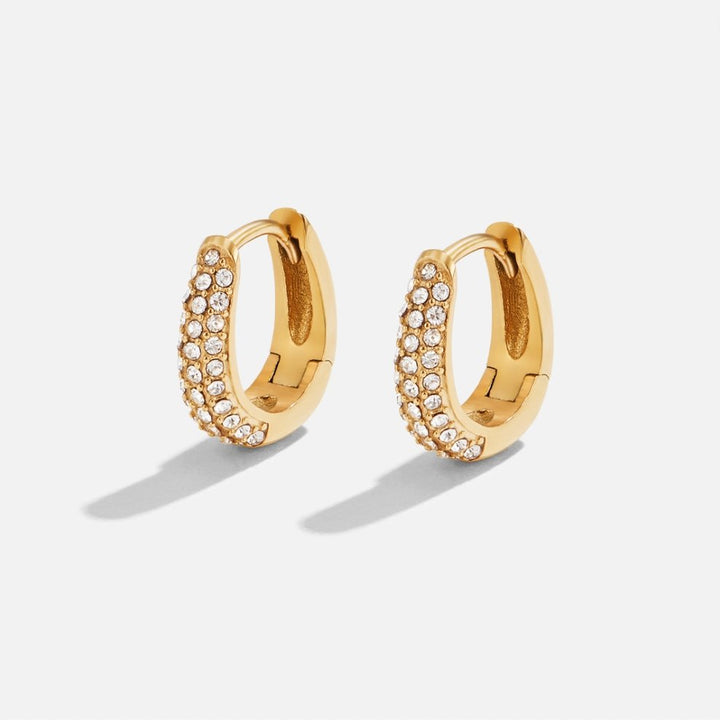 Crystal Hoop Earrings