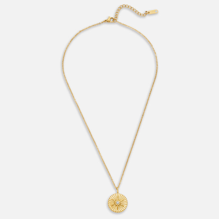 Unique Starburst Coin Necklace