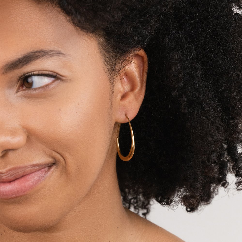 Gold Hoop Earrings