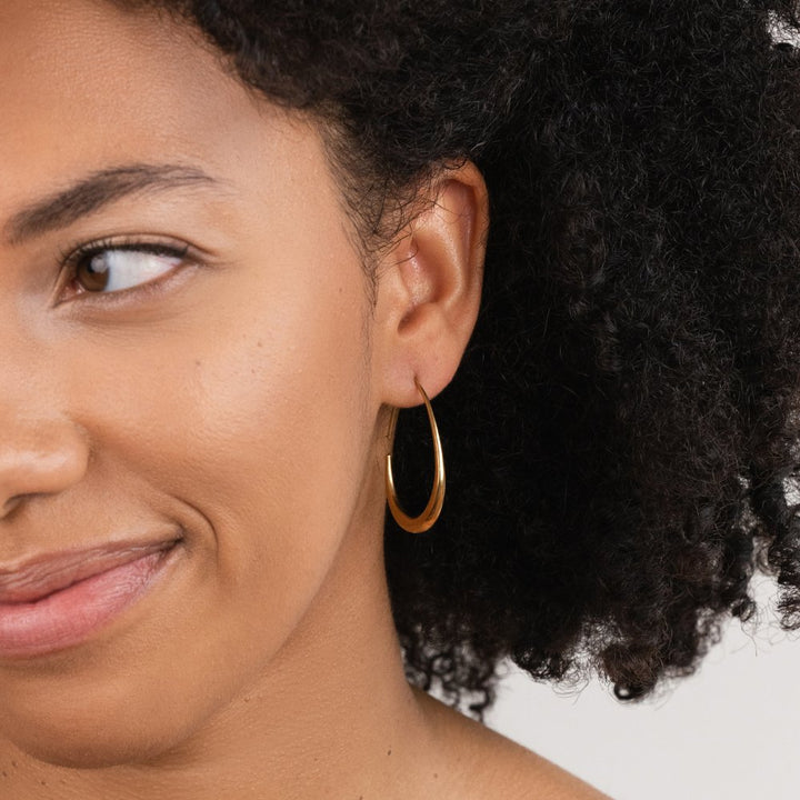 Gold Hoop Earrings
