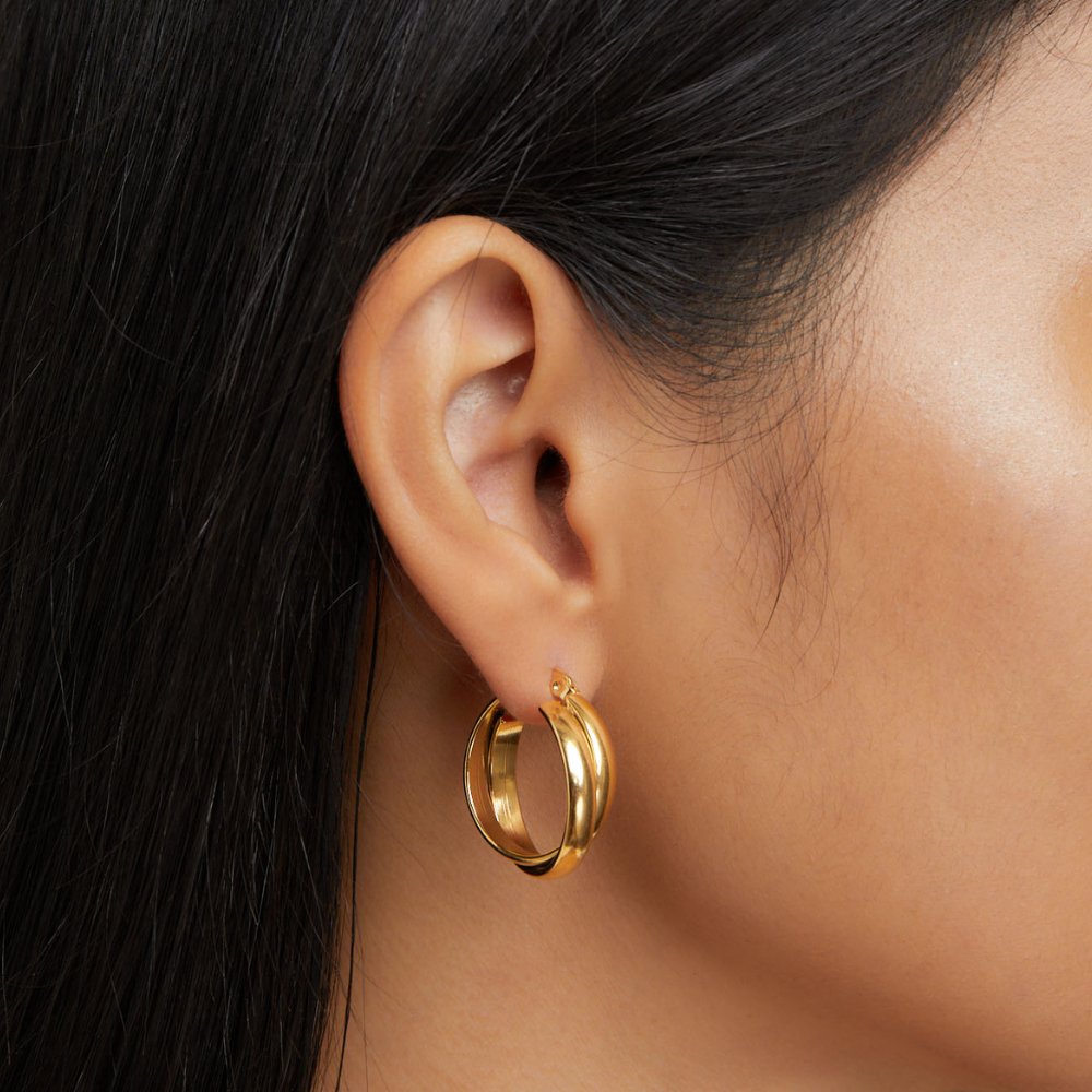 Nala Gold Hoop Earrings