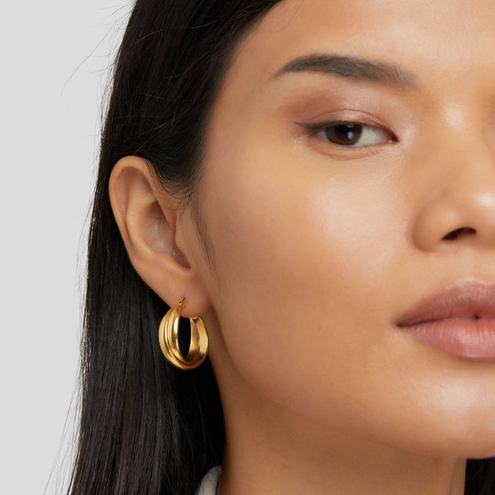 Nala Gold Hoop Earrings