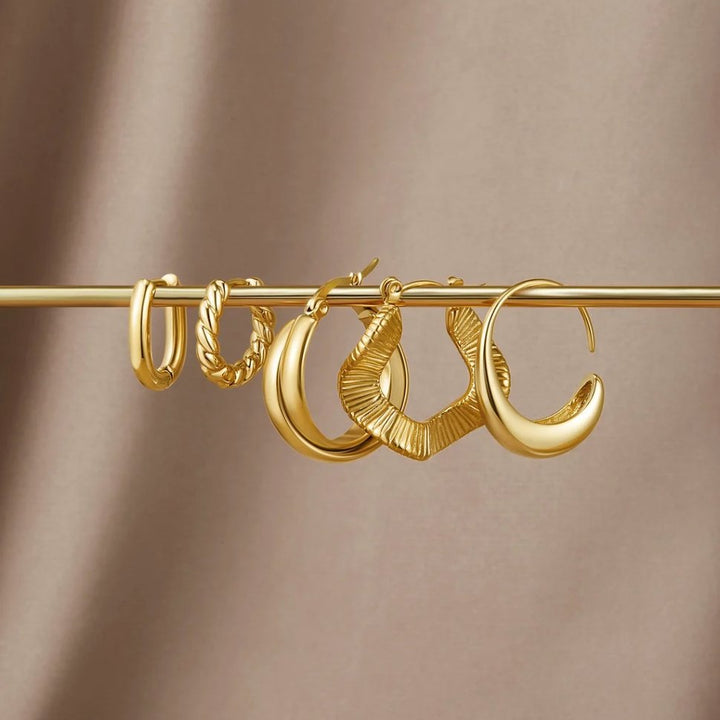 Nala Gold Hoop Earrings