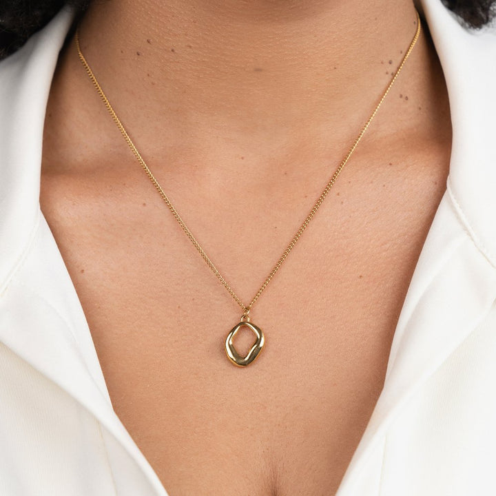 Geometric Gold Necklace